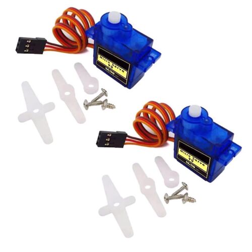2Pièces SG90 9G Micro Servomoteurs pour RC Hélicoptère Avion Voiture Bateau Robot Bras