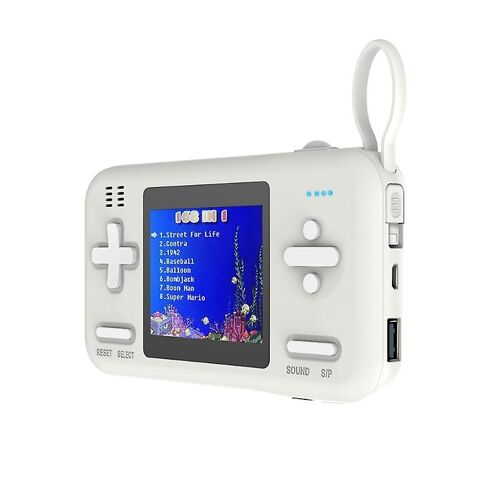 Console De Jeu Portable 2.8 « Écran Couleur Retro Game Player Built-In 416 Jeux Classiques Avec 8000mah Chargeur Rapide Power Bank