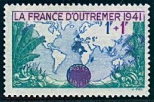 Timbre France Oblitéré "Pour La France D'outre Mer" De 1941 Y&t 503