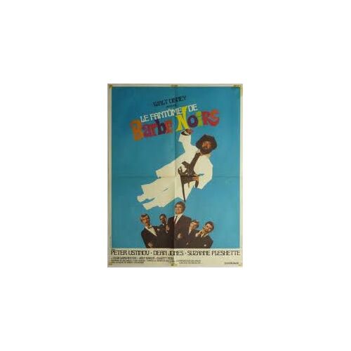 Le Fantôme De Barbe Noire - Peter Ustinov - Walt Disney - Affiche De Cinéma Pliée 60x80 Cm