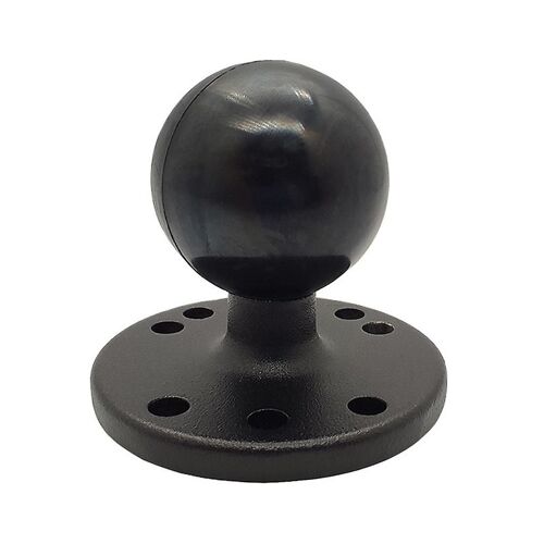 Portable Round Bolt Base 360 Roration 1"/1.5" Ball Mount Base Bolt for Head Ada