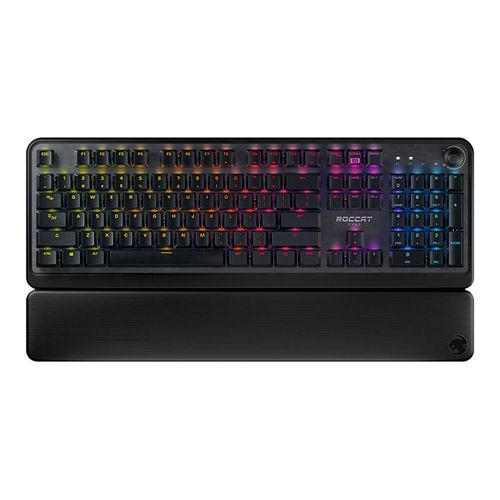 ROCCAT Pyro - Clavier - avec roulette de volume - rétroéclairé - USB - commutateur : TTC Red