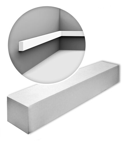 Orac Decor SX194-box-10 AXXENT SQUARE 1 carton 10 pièces Plinthe | 20 m