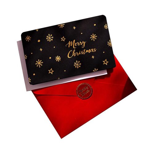 Joyeux Noël Carte De V?Ux Avec Enveloppe Cartes Postales D'affaires Invitations Cartes Du Nouvel An Noël Hiver Happy Holiday Party Cadeau 6pcs