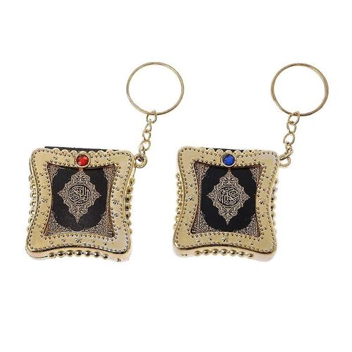 Mini Coran Arabe Complet Coran Allah Pendentif Musulman Porte-Clés Pour Portefeuille Pendentif