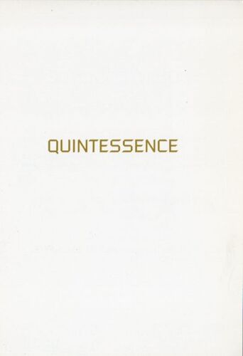 Carton D'invitation De L'exposition "Quintessence" Avec Amar, Belzère, Jammes, Mesguich, Onodera, Pasqua, Petrovitch... À La Galerie Rx Le 23 Novembre 2006