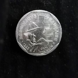 Pièce, Monnaie Française, 2 Fr Jean Moulin 1993