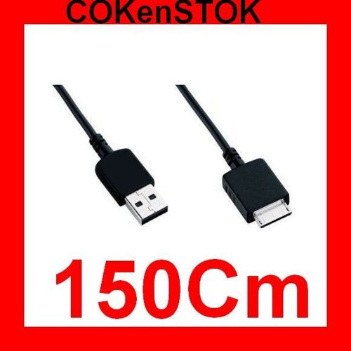 "150cm"  Cable USB Synchro Charge pour Sony NWZ-E373, NWZ-E473, NWZ-E473K, NWZ-E474, NWZ-E574, NWZ-E575, NWZ-S774, NWZ-S774BT, NWZ-F805, NWZ-F806