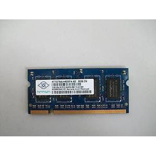 Memoire ordinateur portable NANYA DDR2 1gb 2rx16 pc2-6400s-666-13-a2.800