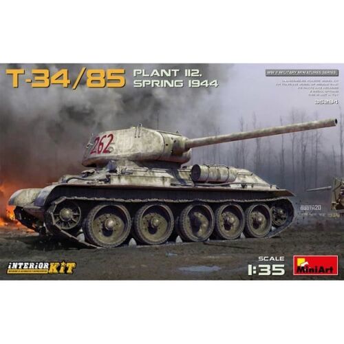 Maquette Char T-34/85 Plant 112 - Miniart - Kit D'intérieur - Modèle Très Détaillé-Miniart