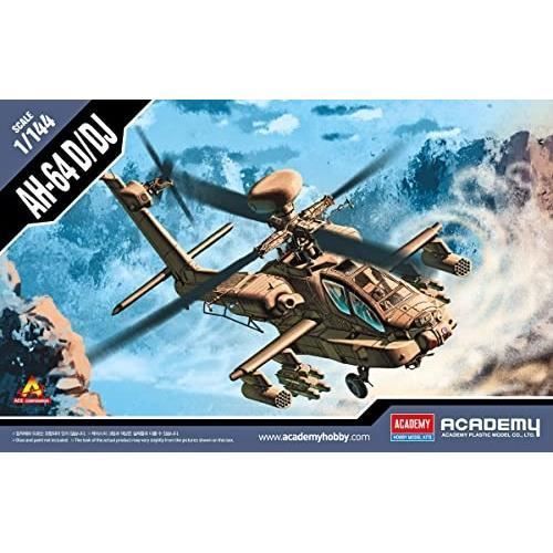Maquette - Academy - Ah-64d-Dj Apache - 12625 - Plastique - 14 Ans - Enfant - Mixte-Academy
