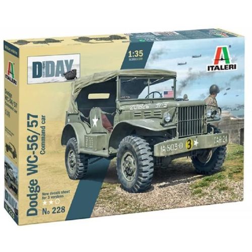 Maquette Voiture Dodge Wc-56/57 Command Car - Italeri - 1:35 - Ref : 14578-Italeri