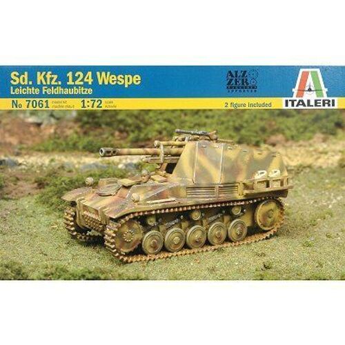 Maquette Sd. Kfz. 124 Wespe - Italeri - Enfant - Garçon - 14 Ans - Cars - Intérieur - Noir