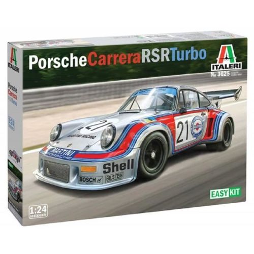 Maquette - Italeri - Porsche Carrera Rsr Turbo - Blanc - Intérieur - Adulte-Italeri