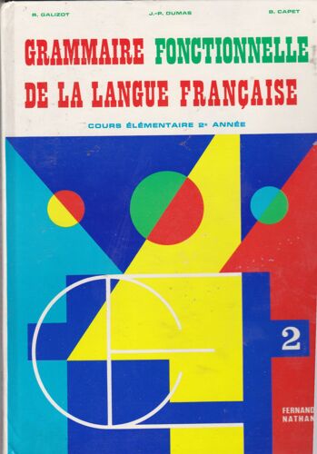 Grammaire Fonctionnelle De La Langue Française - Cours Élémentaire 2e Année