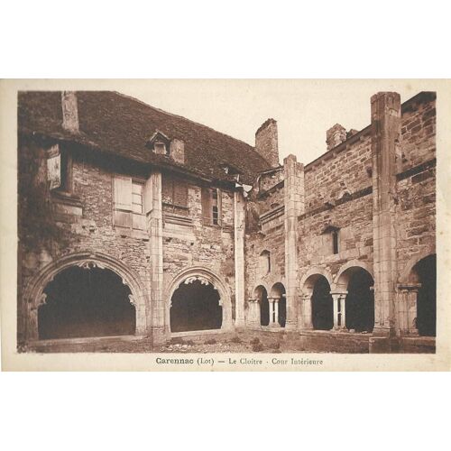 Carennac - Cloître - Cour Intérieure 1920