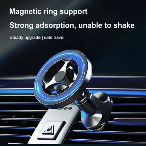 Support Magnétique De Téléphone Portable Pour Voiture, Pour Grille D'aération Réglable
