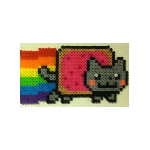Nyan Cat Perler/Hama