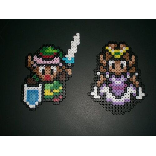 Zelda Et Link Perler/Hama