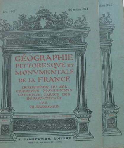 Géographie Pittoresque Et Monumentale De La France Fascicules 101-102 Jura I Et Ii