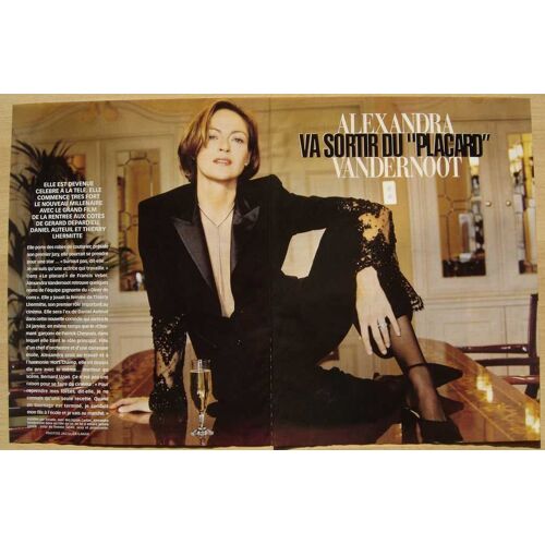 Paris Match N°2695, Coupure De Presse, Alexandra Vandernoot