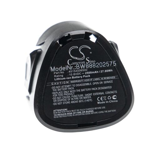 vhbw Batterie compatible avec Stihl HSA 25 Grass Shears, HSA 25, HSA 25 Cordless Shrub outil électrique (2500 mAh, Li-ion, 10,8 V)