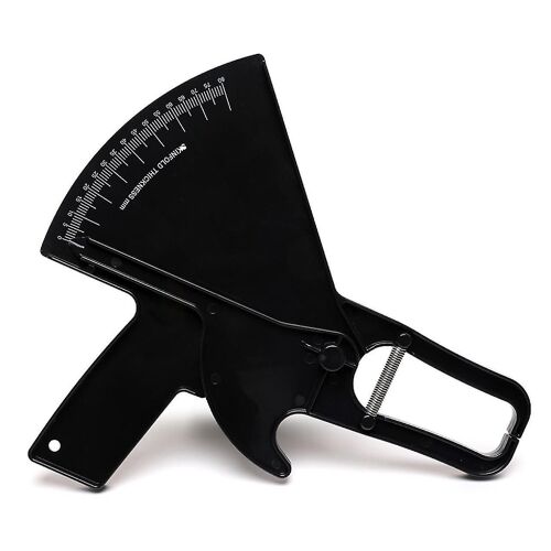 Skinfold Caliper For Measuring Body Fat, 0-80mm Fat Measuring Test Slim Guide Skinfold Caliper 