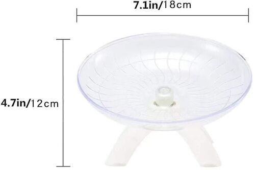Hamster Flying Saucer Silent Running Exercise Wheel For Hamsters, Gerbils, Mice ,Hedgehog And Other Small Pets Silent Running Wheel Hamster Wheel