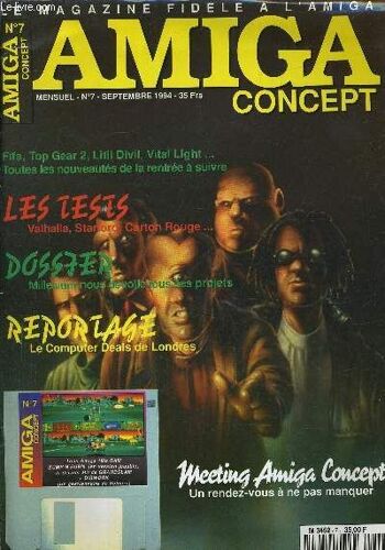 Amiga Concept Mensuel N°7 Septembre 1994.