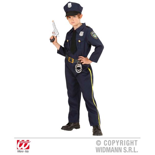 Déguisement Policier Américain Enfant - Taille 8-10 Ans - 76557