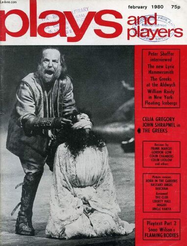 Plays And Players, Vol. 27, N° 5 (317), Feb. 1980 (Contents: Psychic Energy Peter Shaffer Transformation Ned Chaillet The Greeks Peter Stothard Floating Icebergs (New York) William A Raidy ...