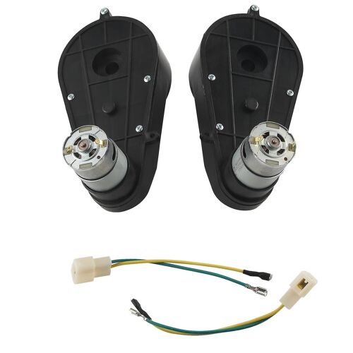 2 Pcs 550 Universal Children Electric Car Gearbox Avec Moteur, Moteur 12vdc Avec Boîte De Vitesses, Promenade Pour Enfants
