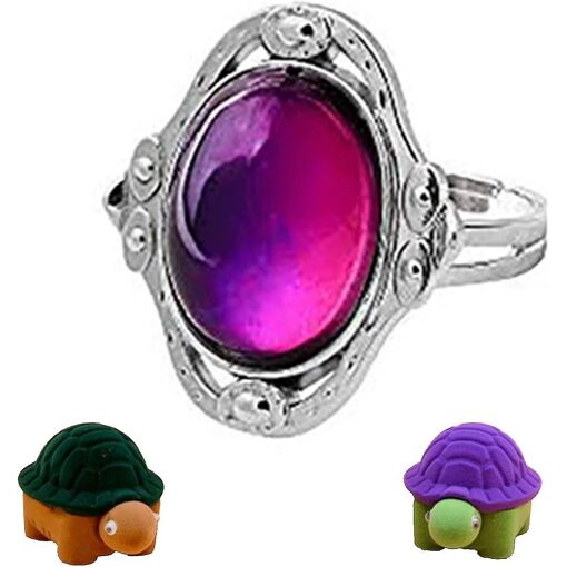 6 pièces Anneaux Bohême Femme Fille Bagues Pierre de cristal étoile