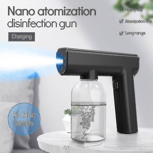 Spray Disinfection Gun Blue Light Portable Nano Mist Sprayer Vapeur Électrique Spray Fogger