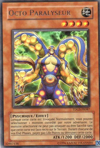 3x - Octo Paralyseur  -  Rare - Tdgs-Fr087