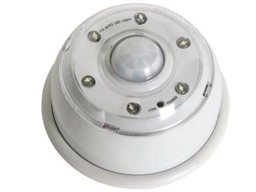 Auto Capteur Pir 6 LED Lampe Détecteur de Mouvement Nouveau