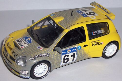 Renault Clio S1600 Rallye - Voiture Miniature 1/43ème Ixo