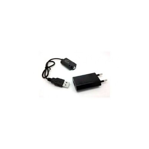 chargeur mural noir + Cable USB pour cigarette electronique
