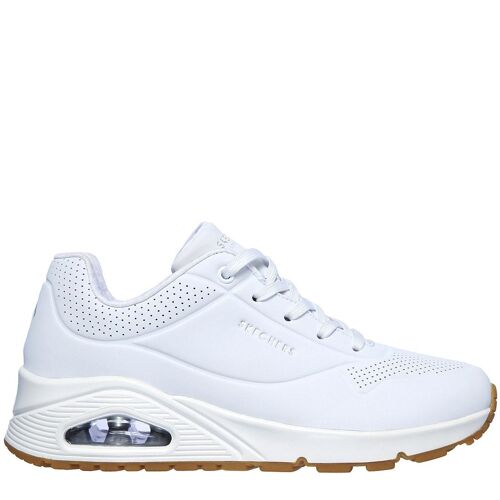 Skechers Uno Stand On Air Chaussures De Sport Baskets Basses Respirant Femmes - Blanc - 38 1/2