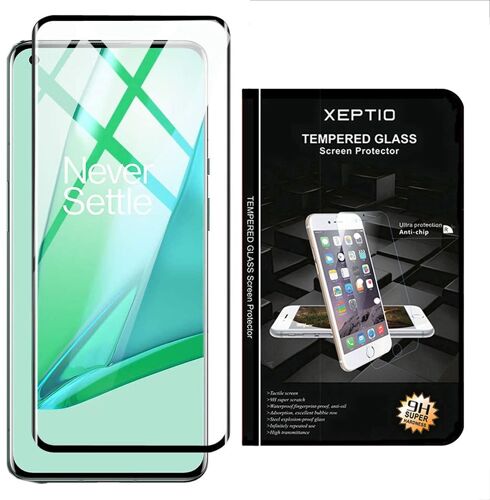 Protection D'écran En Verre Trempé Full Cover Noir Oneplus 9 Pro / One Plus 9 Pro 5g - Tempered Glass Screen Protector/Films Vitre Protecteur Smartphone 2021 - Accessoires