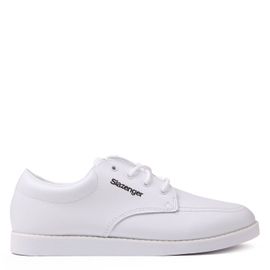 Slazenger Chaussures De Bowling Lacets Blanc