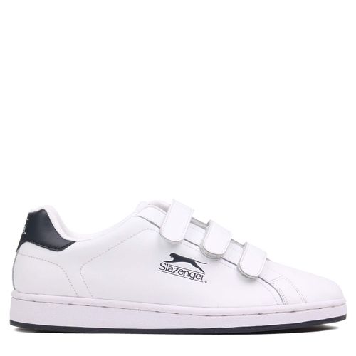Slazenger Ash Strap Chaussures De Sport Baskets Basses Sblanc