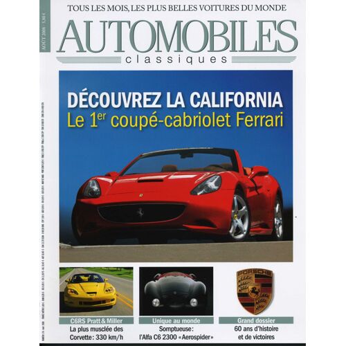 Automobiles Classiques 176 Ferrari California Corvette C6rs Alfa C6 2300 Porsche