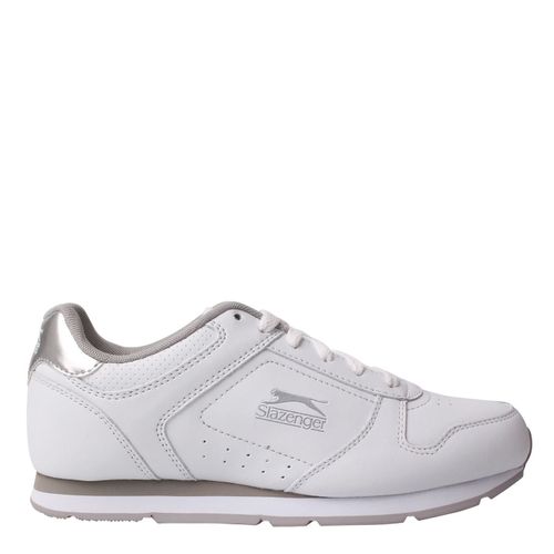 Slazenger Classic Chaussures De Sport Baskets Basses Lacets Sblanc