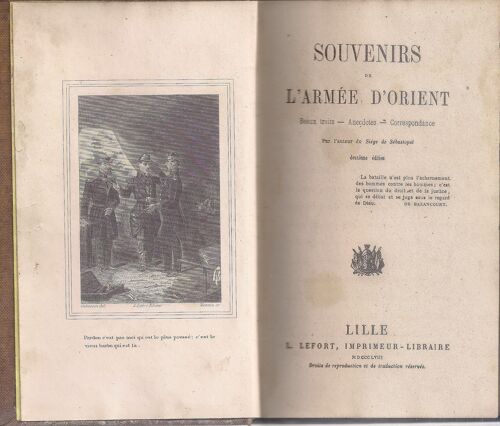Souvenirs De L'armée D'orient -Iie Empire