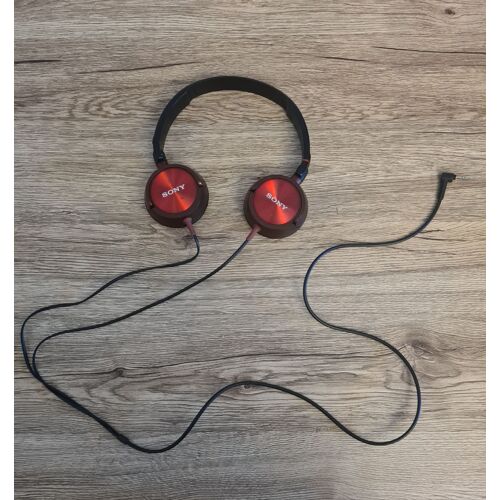 Casque Sony MDR-ZX300, rouge