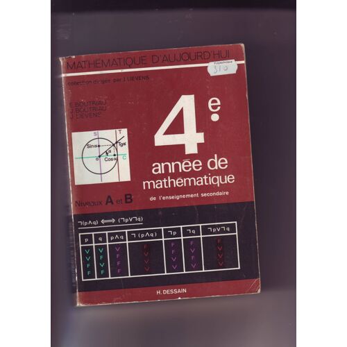 4°Année De Mathematiquea Et B