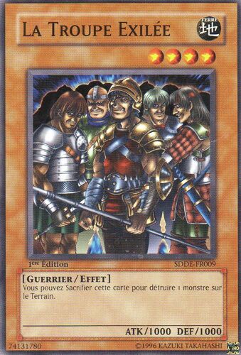 3x -  La Troupe Exilee -  Sdde-Fr009  -  1ere Edition