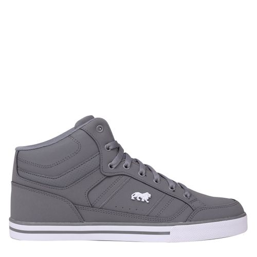 Lonsdale Canons Chaussures De Sport Baskets Basses Lacets Gris
