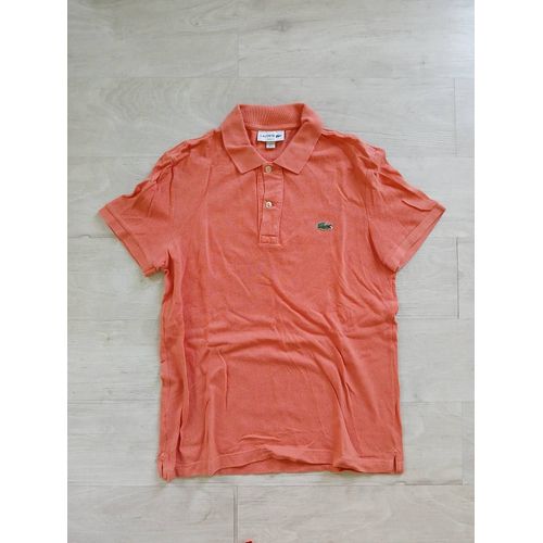 Polo Orange Slim Fit Lacoste Taille S